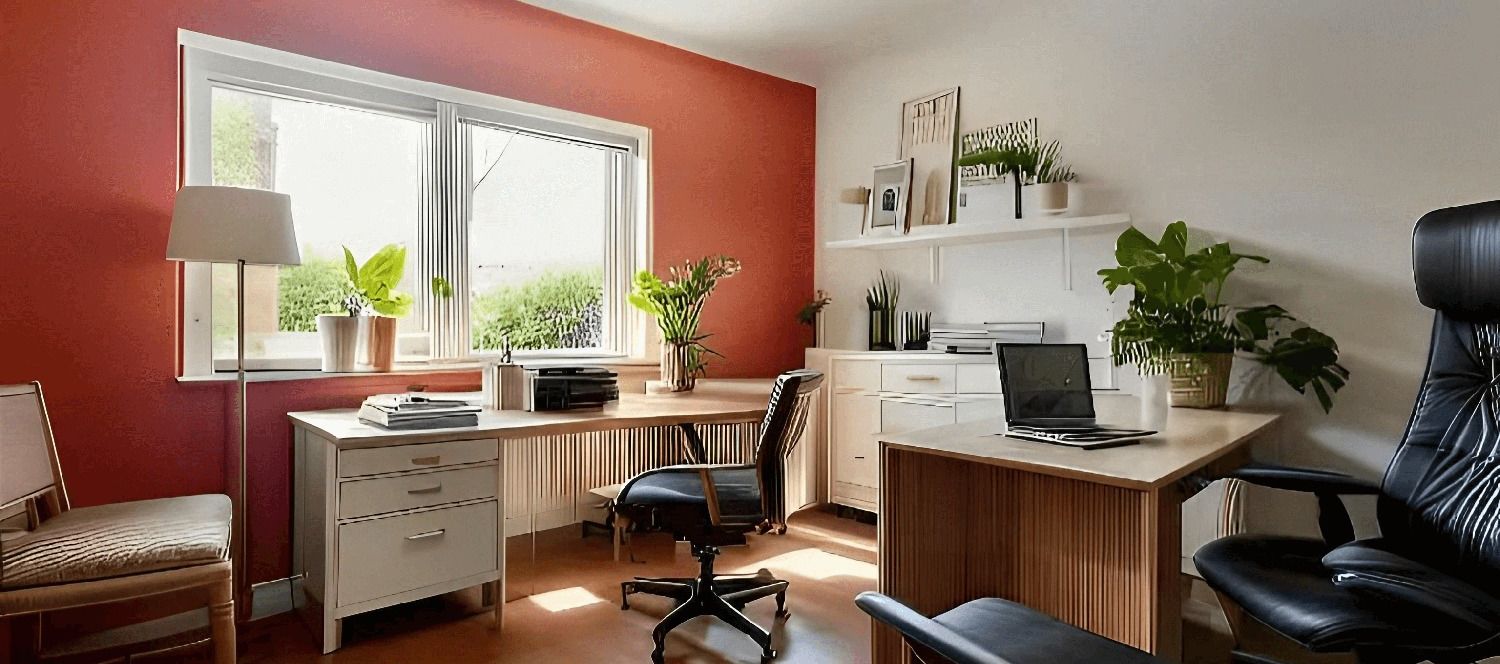 Einrichtungsvorschlag Arbeitszimmer